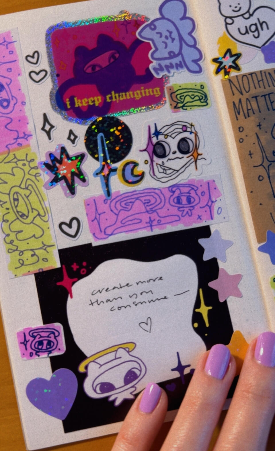 sticker collage